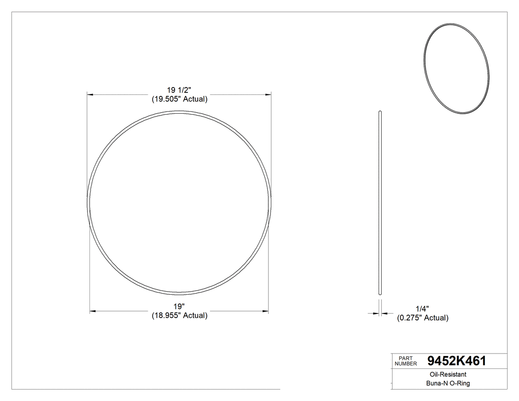 Technical drawing - 9452K461